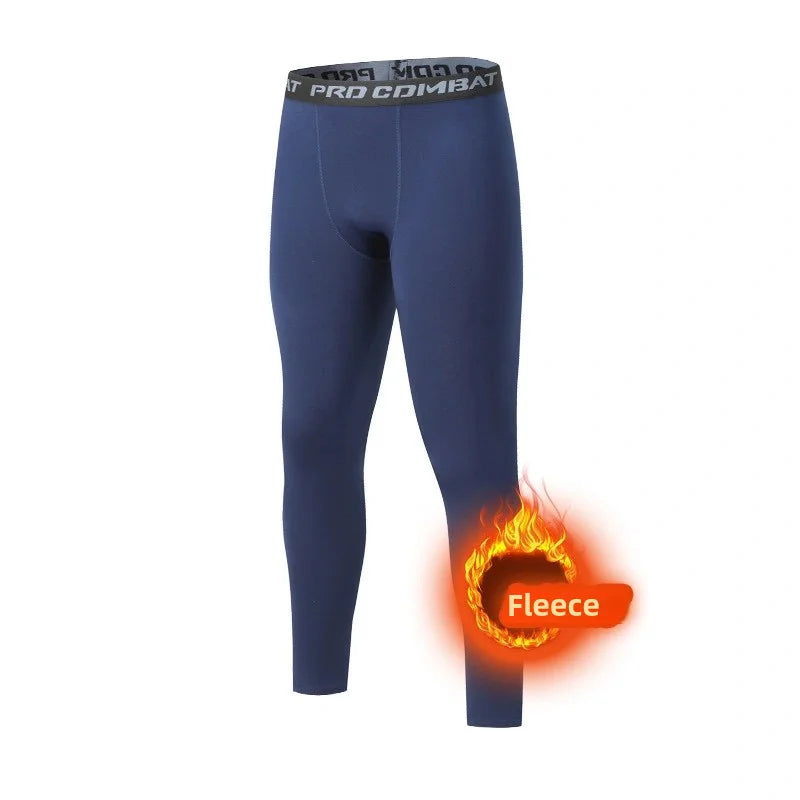Hiver hommes sous-vêtements thermiques homme polaire leggings collants chauds pantalons longs thermo-compression pantalons collants hommes vêtements 3XL