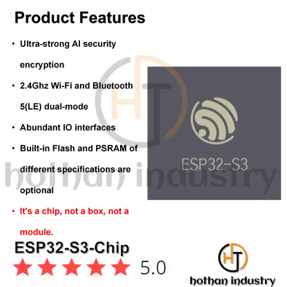 (1PC) 100% NOUVEAU ESP32-S3-BOX-3 ESP32-S3-BOX-3B AIOT Module de Kit de Développement d'Application 2.4 GHz Wi-Fi + Bluetooth 5