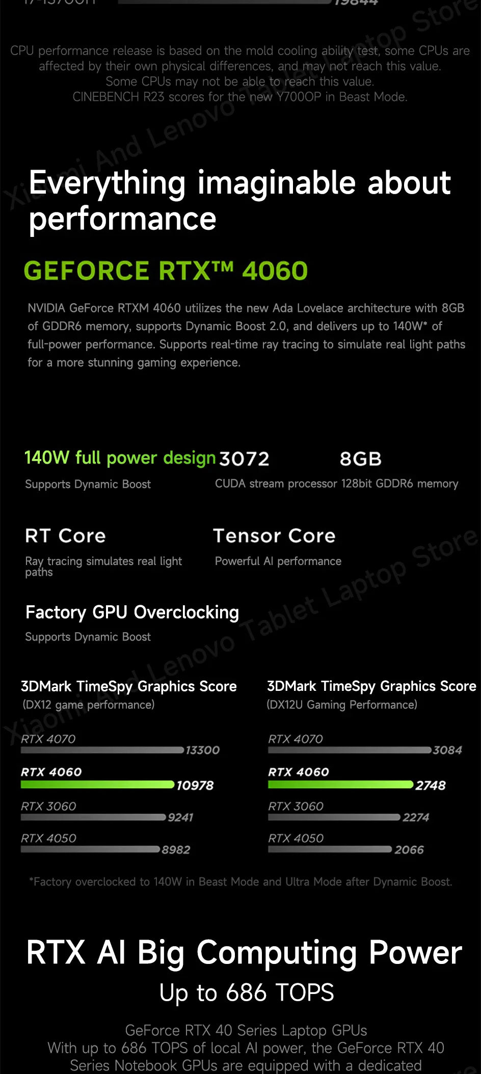 Lenovo Gaming laptop LEGION Y7000P 2024 notebook 16“ 2.5K 165HZ Screen i7-14650HX/14700HX 16G/32G RTX4060/RTX4070 computer PC
