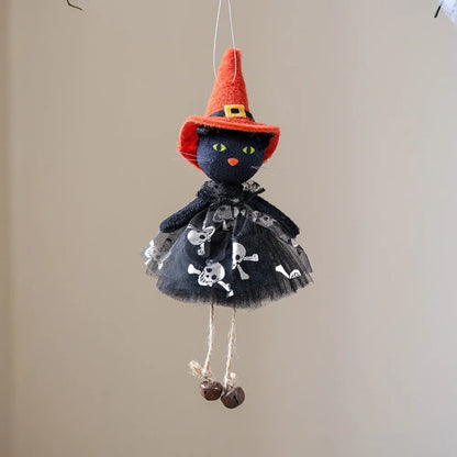 Ghost/Witches Halloween Pendant Haunted Pumpkin/Black Cat Black Cat Hangings Pendant Cute Scary Halloween Ornament