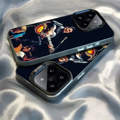 Epc Super Cool E-Elvis Presley Phone Case IMD Phone Case For IPhone 16 15 14 13 12 11 Pro Max Plus Color Silver Cover