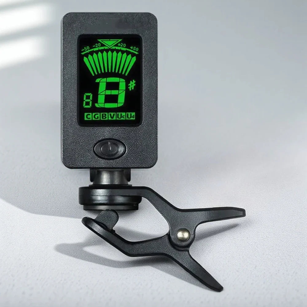 Mini Guitar Ukulele Tuner Violin Bass Electronic Tuner Musical Instrument Accessories for Musicians