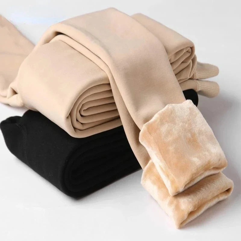 Legging taille haute élastique en velours pour femme, collant chaud, épais, en molleton, décontracté, résistant, slim, Sexy
