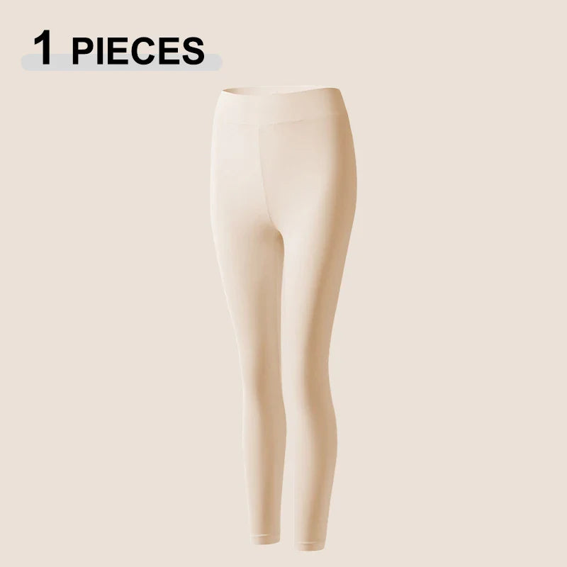 Women's Winter Thermal Underwear, Seamless, Ultra-thin, Single Layer, Shaping, Long Johns, Sexy Ladies Lingerie, L-XL