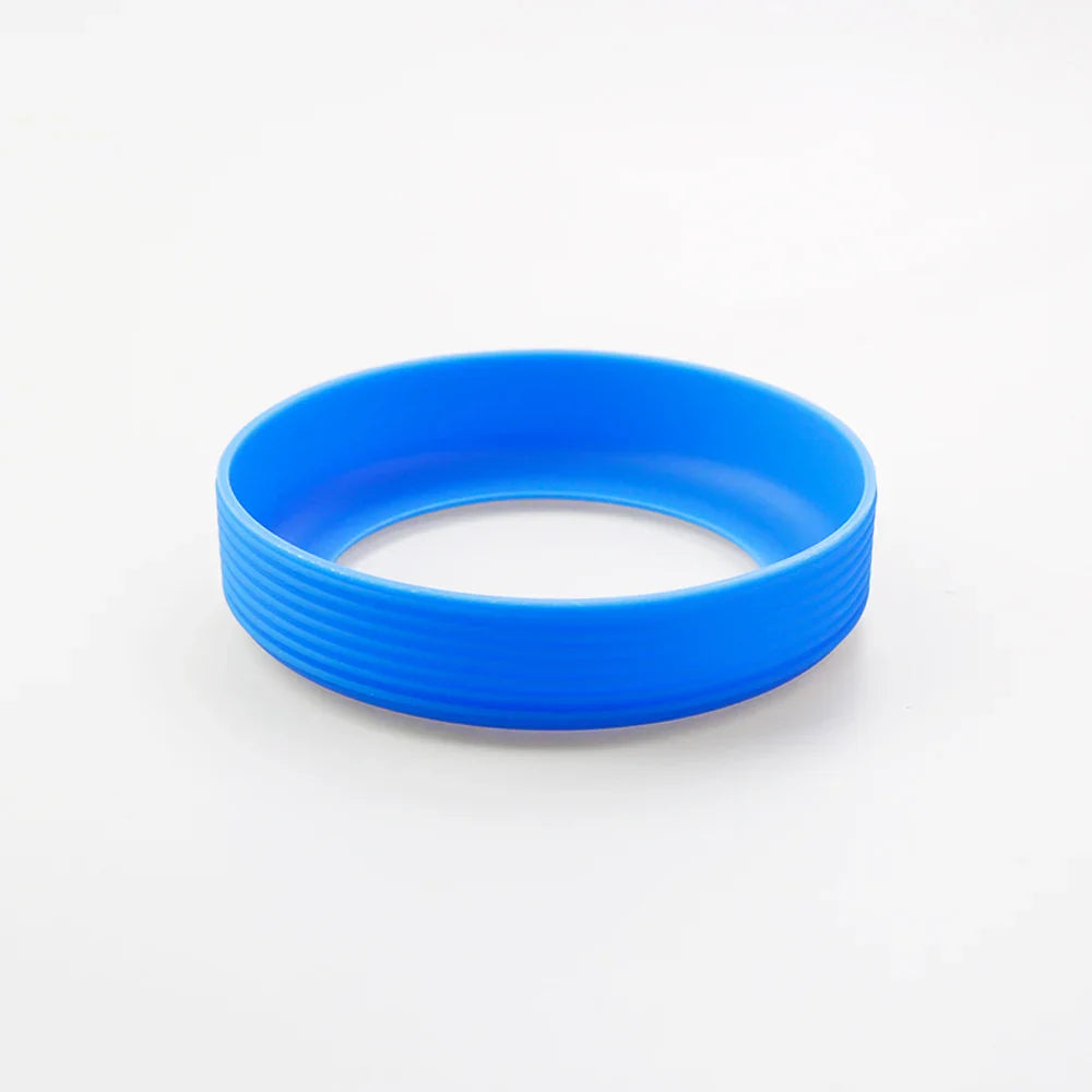 16 Colors 9.0CM Threaded Silicone Cup Bottom Protective Cover Coaster Sleeve Water Cup Cover 90MM Thermos Cup Bottom Holder