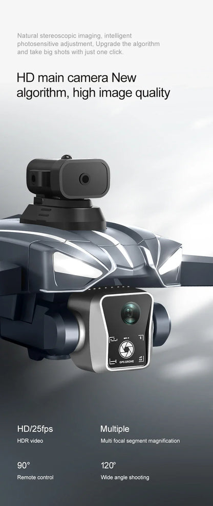 K18 Max RC Drone 8K double caméra sans brosse GPS 5G évitement d'obstacles pliable télécommande UAV grand écran quadrirotor VS K19