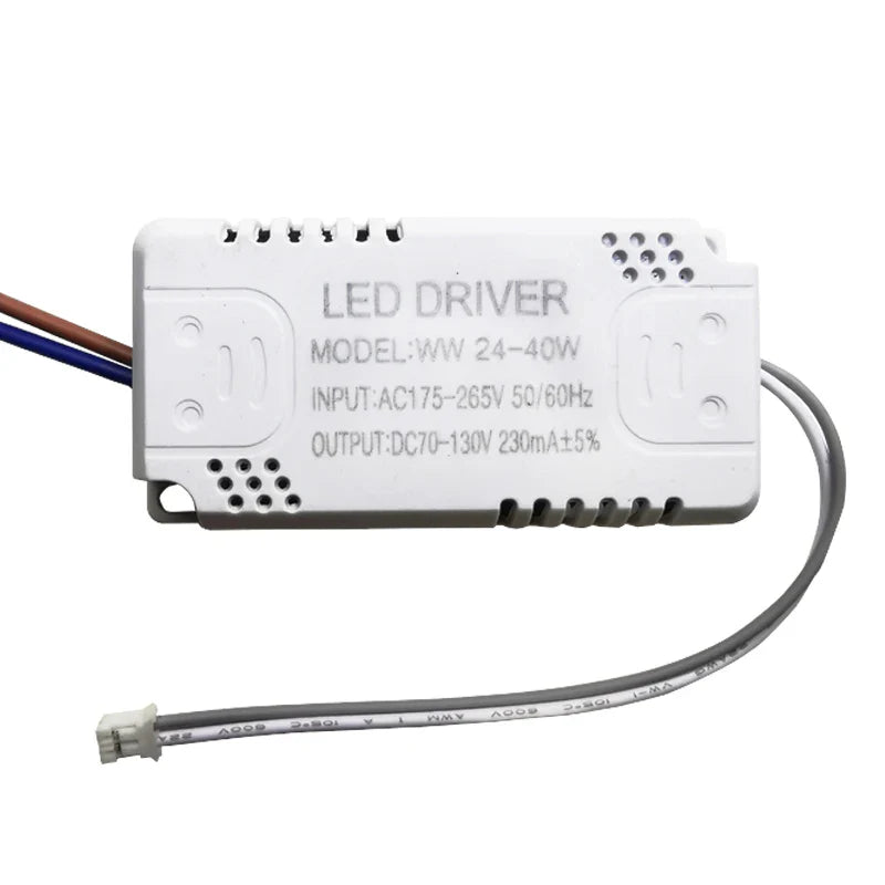 Pilote LED 230mA 8-24w 24-40w 40-60w 60-80w 80-120w 100-150w, pilote à courant Constant, unité d'alimentation, transformateur LED