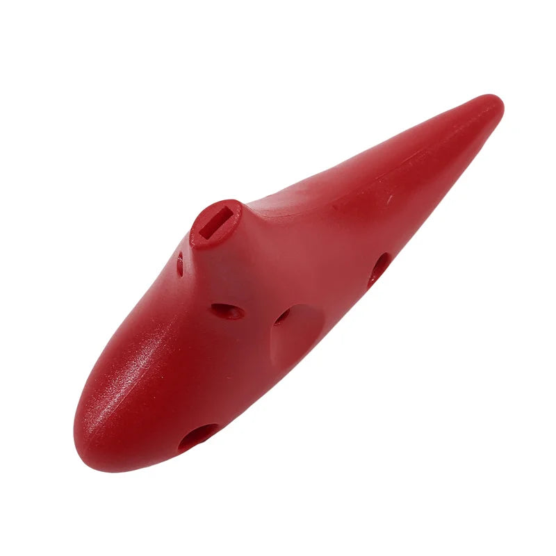 Ocarina Alto C Tuning en résine plastique pour adultes et enfants, flûte multicolore, 12 trous, nouveau
