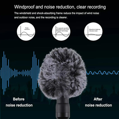 Microphone de fusil de chasse vidéo à condensateur pour entretien professionnel, avec câble Audio de 3.5mm, pour caméscope DSLR DV, iPhone, Smartphone Android
