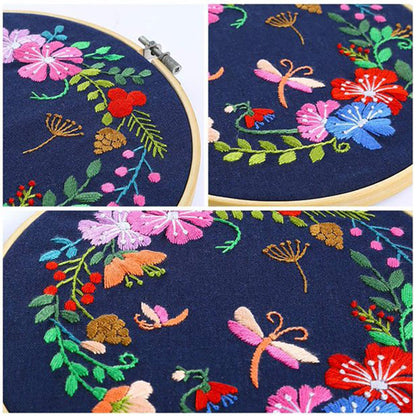 DIY Embroidery Stitchou Practice Kit Handmade Embroidery Starter for Beginner Hand Stitchou Embroidery Skill Techniques