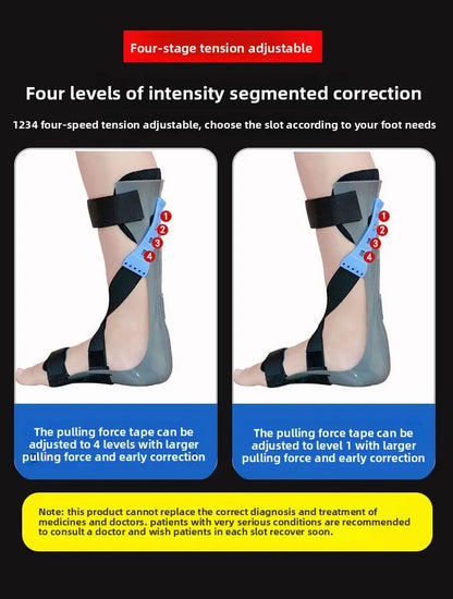Orthèses de chute de pied orthèse de cheville élasticité réglable orthèses Valgus course hémiplégie chaussures de rééducation Supports de pied