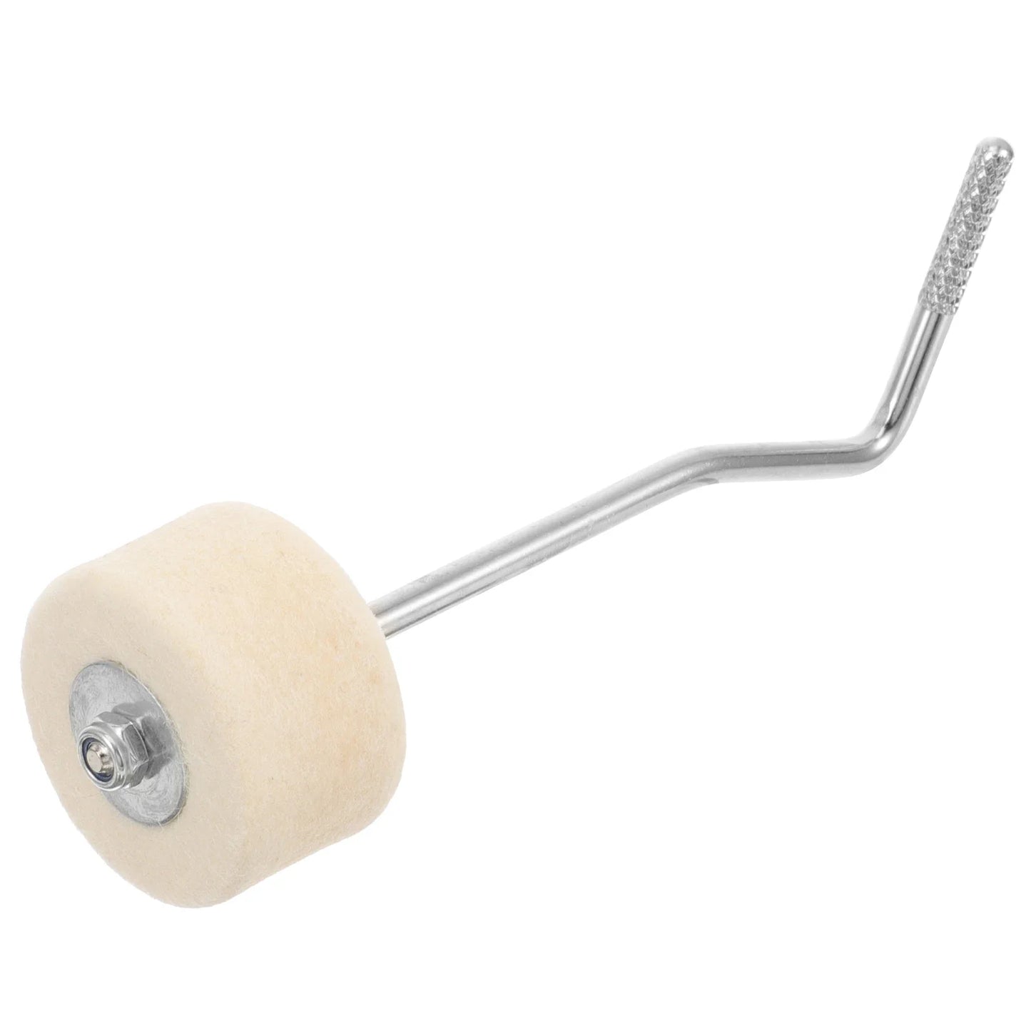 Batteur de grosse caisse, tête en feutre métallique Durable, son clair, pédale, marteau, accessoires de tambour, pratique pour étudiants et professionnels