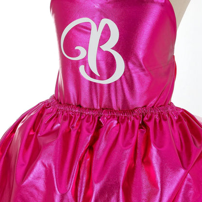 Costume de Cosplay pour filles Robe de soubrette Tutu pour filles Robe d'été à bretelles pour enfants pour Halloween Noël Anniversaire