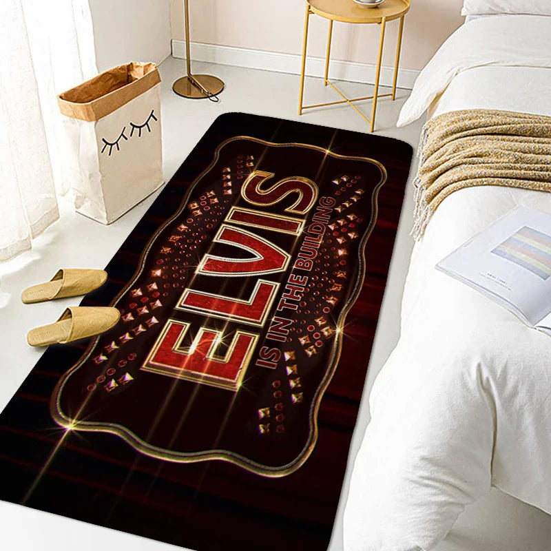Rug for Bedroom E-Elvis Room Decorating Items Bathroom House Entrance Mat Living Room Floor Carpet Home Decorations Bathmat