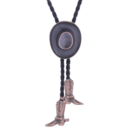 New American cowboy Western Cowboy Style bolotie "Classic Cowboy Hat"