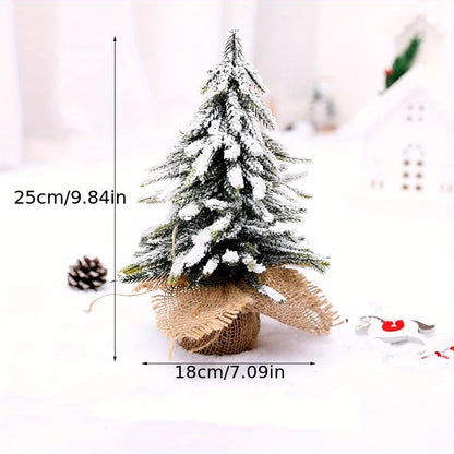 Christmas Creative Mini Snow Fir Small Christmas Tree Christmas Tree Decorations Restaurant Bar Interior Decoration Supplies