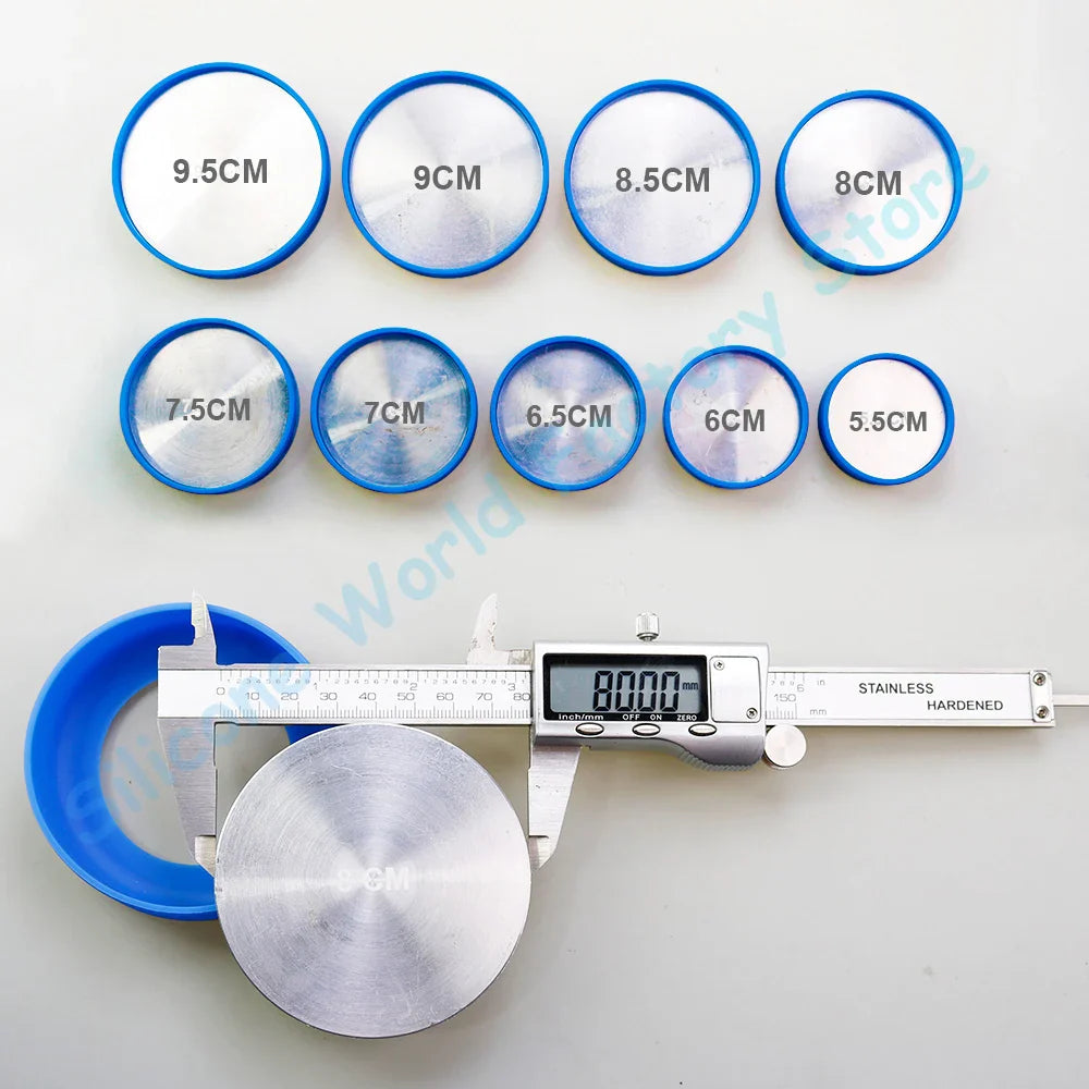 16 Colors 8.0CM Silicone Threaded Cup Bottom Protective Cover Cup Holder 80MM Thermos Cup Base Sleeve Cup Bottom Cover