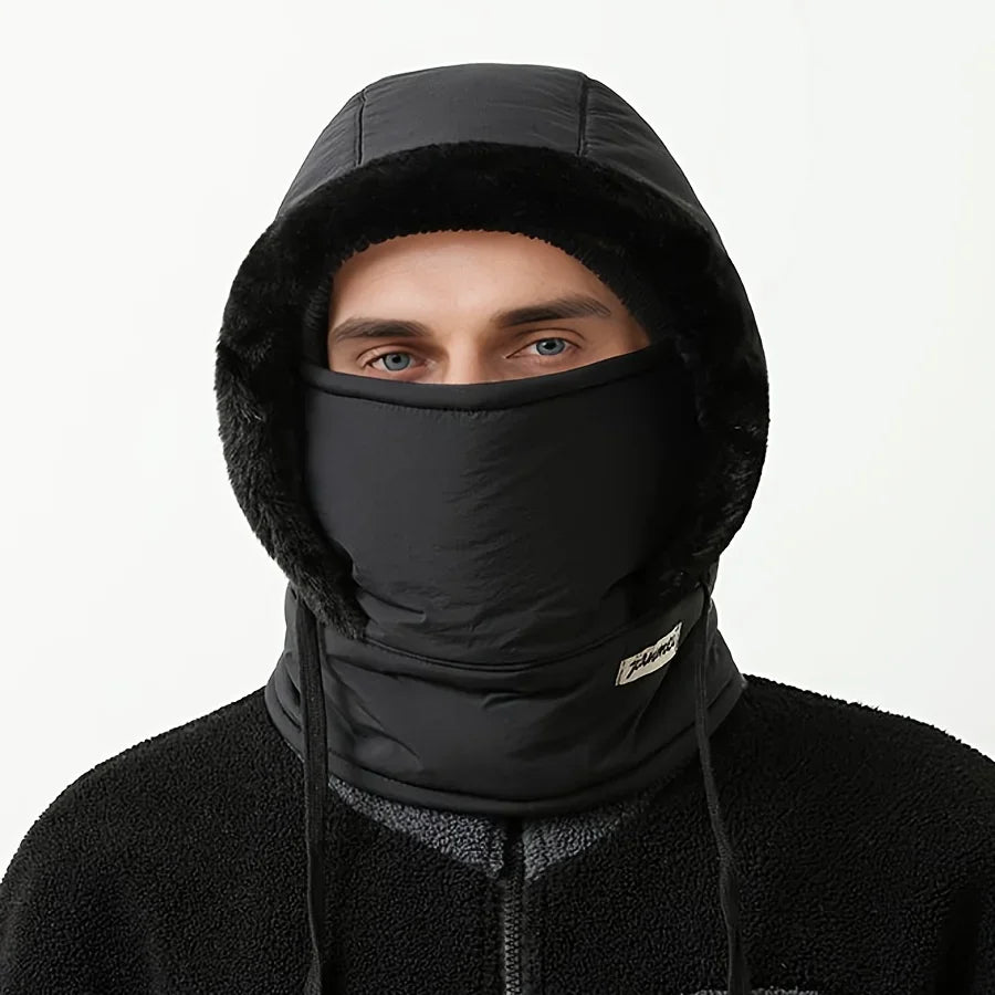 Chapeau chaud d'hiver pour hommes et femmes, Protection des oreilles de cyclisme d'automne et d'hiver avec velours épais pour la Protection contre le froid