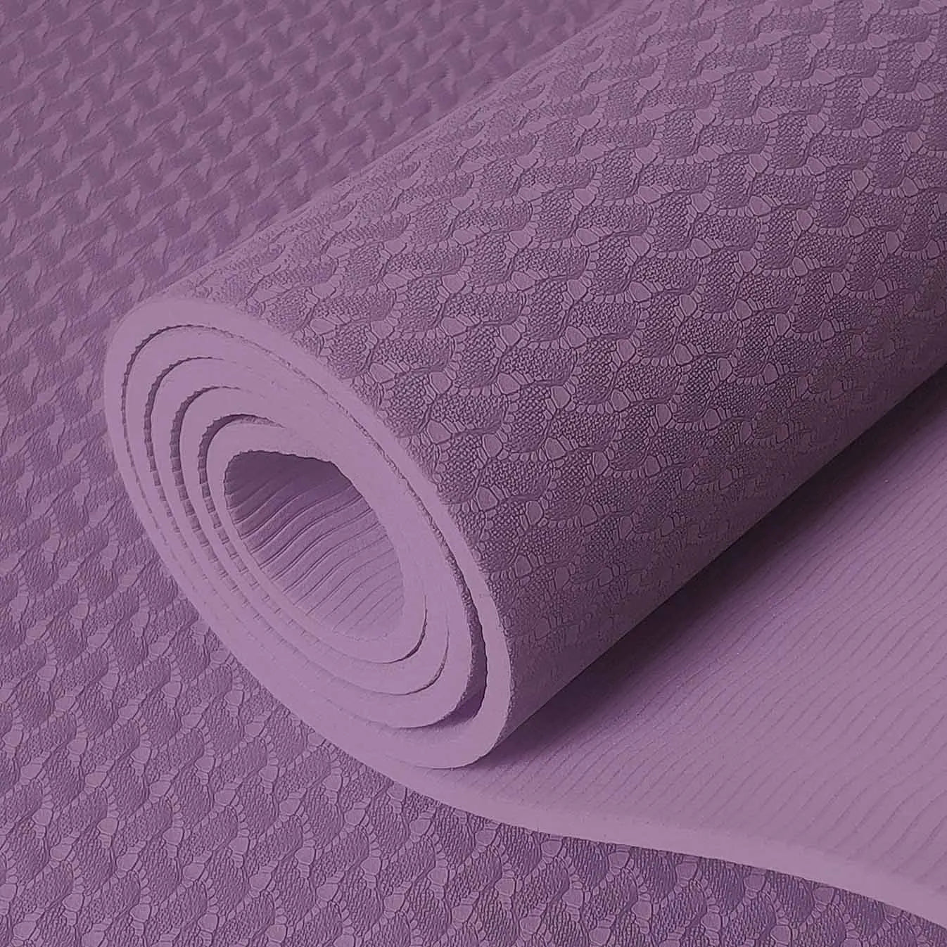 Thi Wide Long TPE Yoga Mat for Men And Women Fitn Dance Anti-Slip Home Use Slightly Defective Exercise Equipment