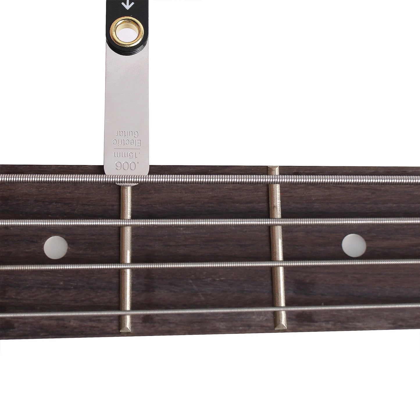 Kit d'outils de réglage de tige en treillis, jauge d'épaisseur de soulagement du cou de précision en acier inoxydable pour tous les Types de guitare (électrique/acoustique/basse)