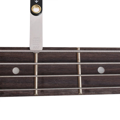 Kit d'outils de réglage de tige en treillis, jauge d'épaisseur de soulagement du cou de précision en acier inoxydable pour tous les Types de guitare (électrique/acoustique/basse)