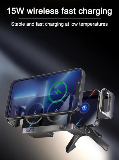 Reliable Car Mount Cell Phone Holder Durable fully motorized Silent Stable clamping Cell Phone Holder Safety Intelligent Durable
