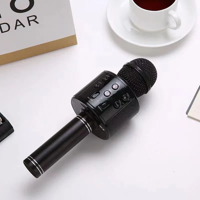 Karaoke Wireless Microphone Mic For Cell Mobile Phone Do Singing Bluetooth Condenser Mikrofon Blutooth Smartphone Micro DJ Audio
