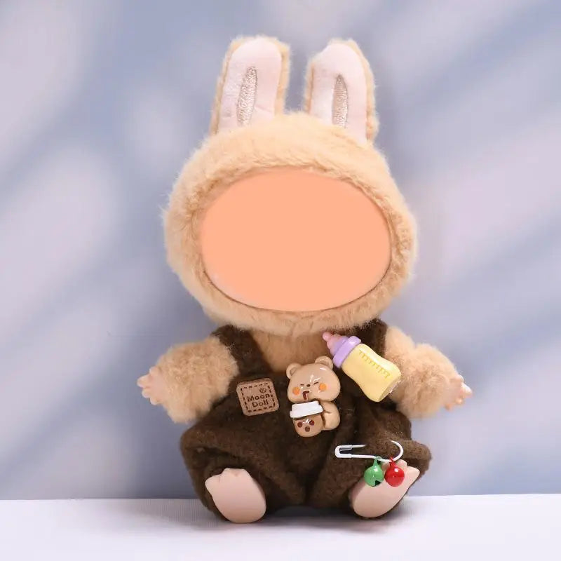 Doll Clothes For Labubu 6.7 Inches (17 Cm) Outfit And Accessories，Feminine Outfits For Labubu （Just Clothes ）