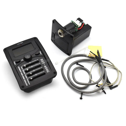 HSY-400G JE514 up Acoustic JE514 up 4 Bandes EQ Égaliseur Préampli Piezo 514 up avec LCD Tuner JEAccessrespiration