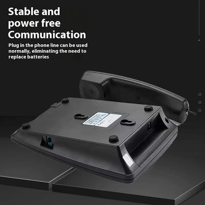 Corded Phone With Caller ID Display Desk Wired Fixed Phone Telephone For Home Or Office Landline Telephone Desk Phone