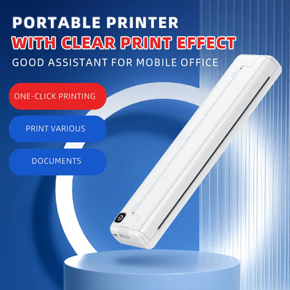 Thermal Printer 200dpi Mini Portable Bluetooth Rechargeable Inkless Thermal Printer for School  Inkless Thermal Printer