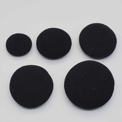 JCD 2pcs 18mm 35mm 45mm 50mm 55mm 60mm Thickened Foam Ear Pads For Headphones Sponge Cushions Replacement Covers Earphones Case