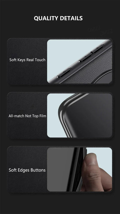 Leather Case for Motorola Moto Edge 50 Pro Luxury Carbon Fiber Matte Silicone Protection Phone Cover MotorolaEdge50Pro Coque