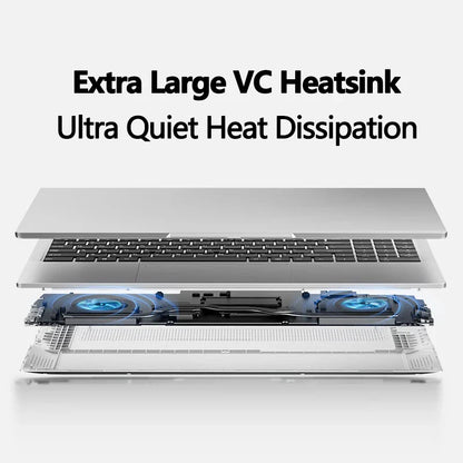 Gaming Laptop 16 Inch Intel Core I9-11900H 32 GB RAM 2TB SSD Fingerprint Unlock 8 Cores 16 Threads Wifi6 HD Camera DDR4 Computer