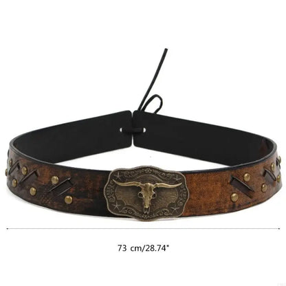 P88A Cowboy Hat Belt Decoration For Women Men Band Band Remplacement du groupe décoratif ethnique pour fête Bohemian Panamahat