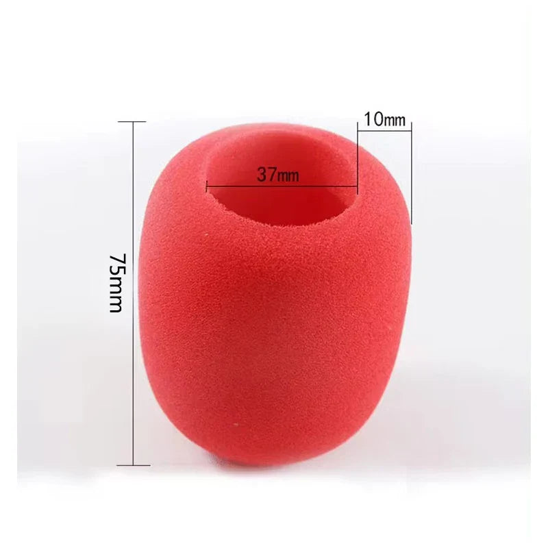 Microphone de pluie Mousse de protection, Éponge épaisse pour pare-brise de studio professionnel, Bouclier de protection pour grille, Capuchon de microphone souple