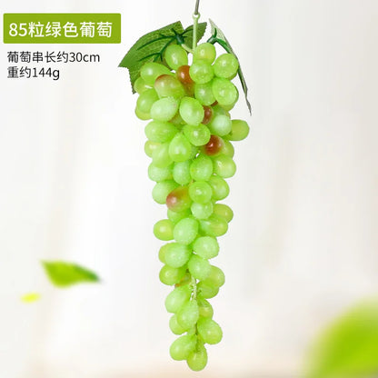 5PCS 12/18/24/36/60/85/100 Heads Artificial Grapes Christmas Halloween Wedding Party Home Garden Hanging Decoration Fake Fruits