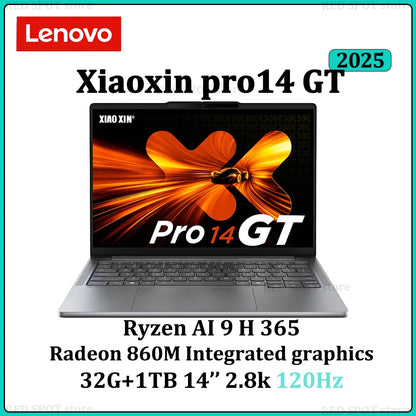 [Première mondiale] Lenovo Xiaoxin pro14 GT AI 2025 R7 350/R9 365 860M 32G+1TB SSD 14'' 2800*1800 120Hz OLED