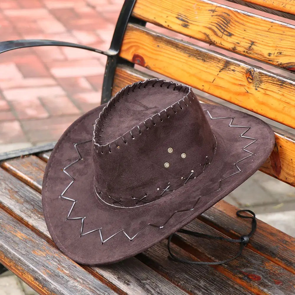 New Men Lady Fashion Cowboy Hat Unisex Cap Polyester West Fancy Dress