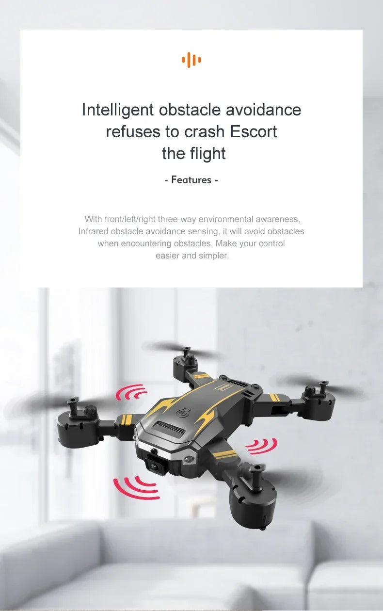 Drone G6 extérieur 5G professionnel 8K HD, photographie aérienne omnidirectionnelle pour éviter les obstacles, Distance Quadrotor 10000M