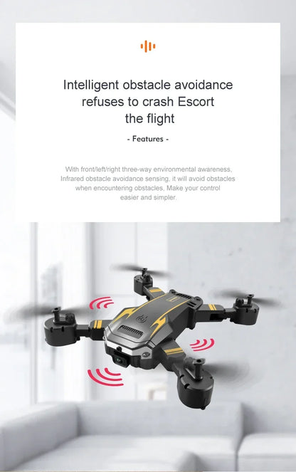 Drone G6 extérieur 5G professionnel 8K HD, photographie aérienne omnidirectionnelle pour éviter les obstacles, Distance Quadrotor 10000M