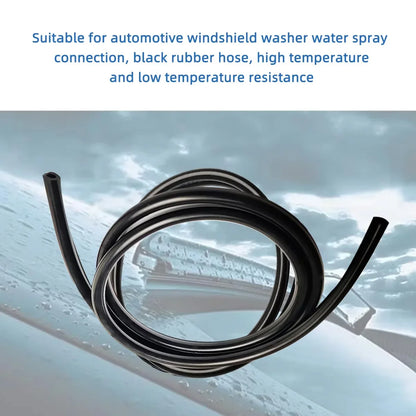 1/2/3/4M Washer Nozzle Hose Windshield Wiper With Connector Kit T Y Straight Pipe Windshield Spray Hose Fluid Pipe