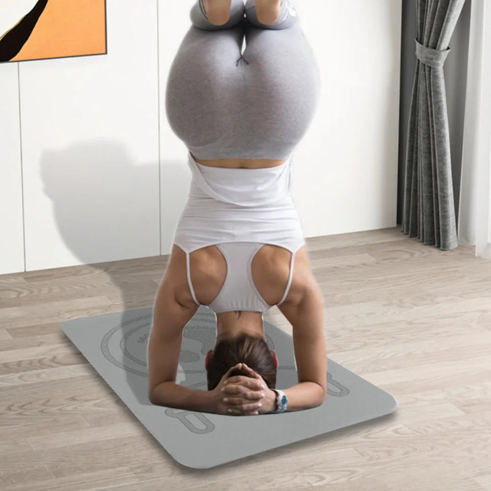 Fitness Carpet Anti-noise Jump Rope Mat Cushioning TPE Yoga Fitness Mats Thickening Waterproof Skipping Mat Yoga