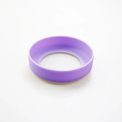 16 couleurs 8,0 cm Silicone Fileté Couvercle de Protection pour Fond de Tasse Support de Tasse 80 mm Manchon de Base pour Bouteille Thermos Couvercle de Fond de Tasse
