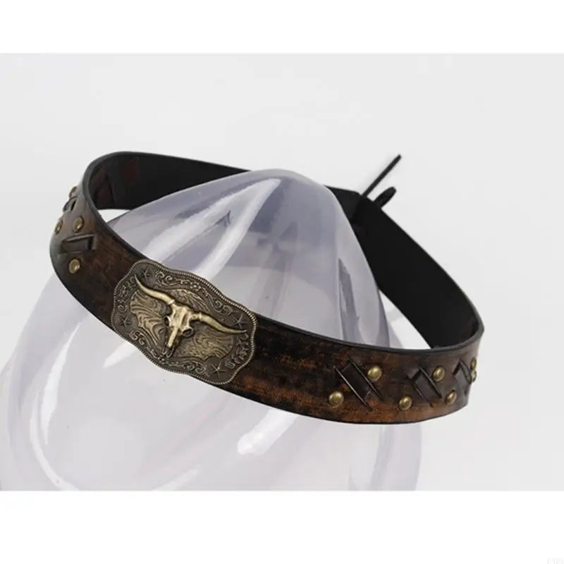 P88A Cowboy Hat Belt Decoration For Women Men Band Band Remplacement du groupe décoratif ethnique pour fête Bohemian Panamahat