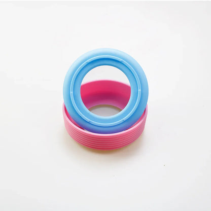 16 Colors 8.0CM Silicone Threaded Cup Bottom Protective Cover Cup Holder 80MM Thermos Cup Base Sleeve Cup Bottom Cover