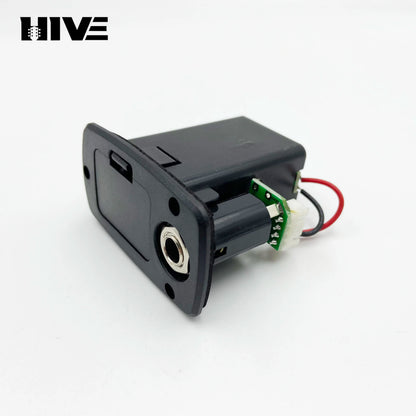 9V Guitar Active Pickup Battery Compartment, 9V Battery Holder, LC-5 Guitar Pickup Battery Cover, 3.5mm 6.35 Single Hole TRS Jack