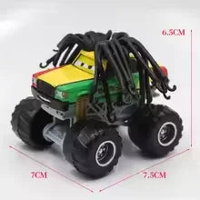 Pixar Cars 2 3 lutteur Mater et Lightning Mcqueen série de course véhicule en alliage métallique jouets pour enfants cadeau de collection à jambes hautes