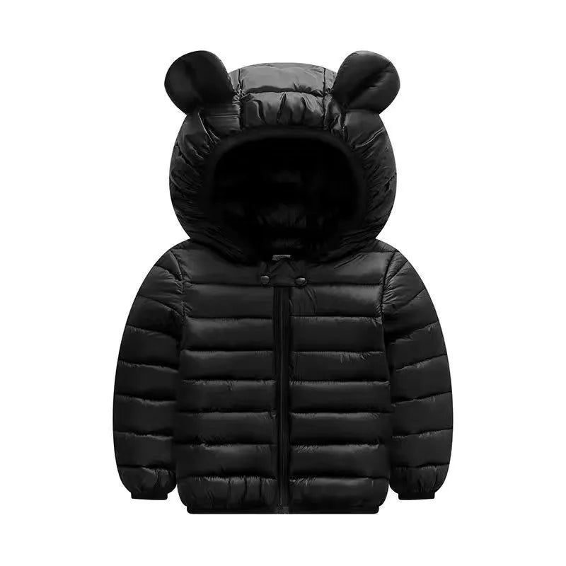 Enfants Garçons Bébé Vestes Légères à Capuche en Duvet Vêtements d'Extérieur Chauds Automne Enfants Filles Manteaux Imprimé Dinosaure Dessin Animé Vêtements Décontractés