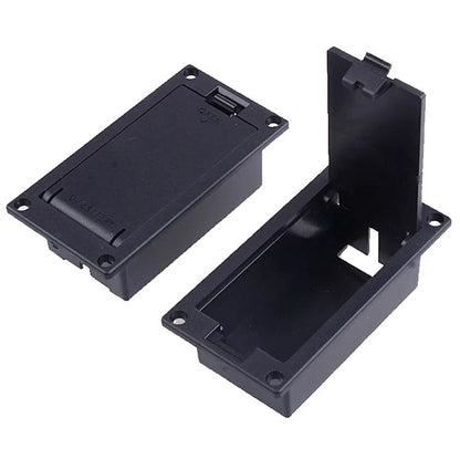 Boîtier de batterie de remplacement 9V pour micro de guitare acoustique et basse, support en plastique robuste, accessoire idéal pour les musiciens